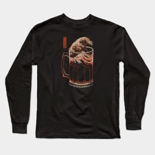 The Great Wave of Beer Long Sleeve T-Shirt